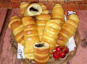 Foto resep Roti Isi Pisang Coklat