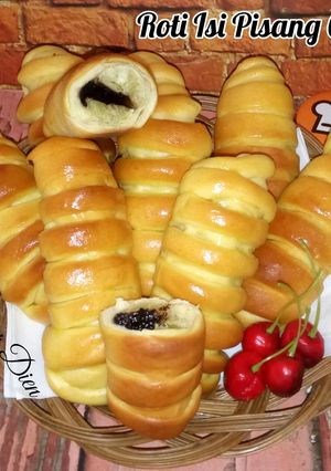 Foto resep Roti Isi Pisang Coklat