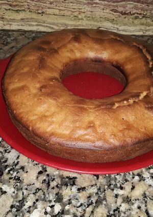 Una foto de Budín de pera y yogurt