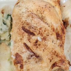 A picture of Potato and leek pasty.