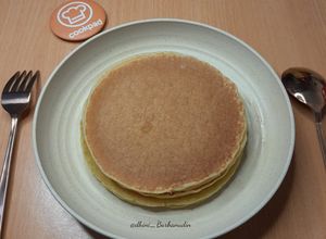 Foto resep ✔️33. PanCake teflon mulus, simple ala hotel 1 telur
