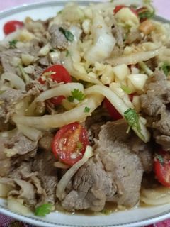 涼拌牛肉片 的食譜成品照片