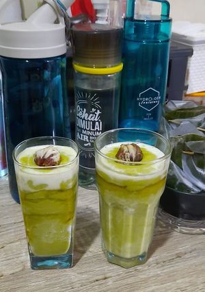 Foto resep Jus alpukat manis madu topping kurma medjoel