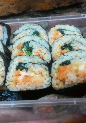 Foto resep Sushi Roll salmon keju