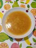 Sopa de col y navo con jamón y fideos de verduras
