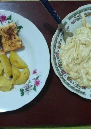 Foto resep Fetucini ala carbonara