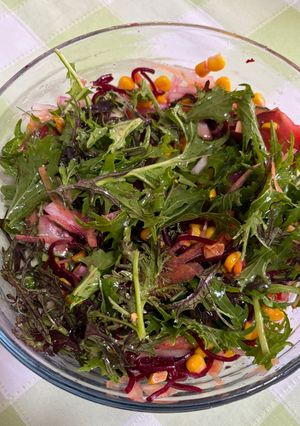 Una foto de Ensalada de rúcula