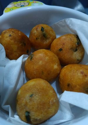 Foto resep Snack MPASI 8+ Bola bola ubi tahu sayuran