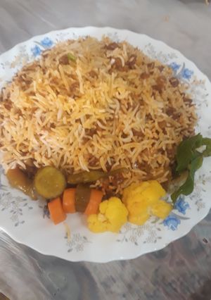 عکسی از دستور عدس پلو