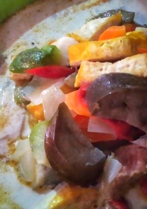 Foto resep Sapi Tahu dan Sayur Kuah Santan