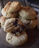 Cookies de maní y chips de chocolate