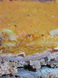 Una foto de Tarta de calabacín y jamón