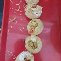 Sev puri A picture of Sev puri.