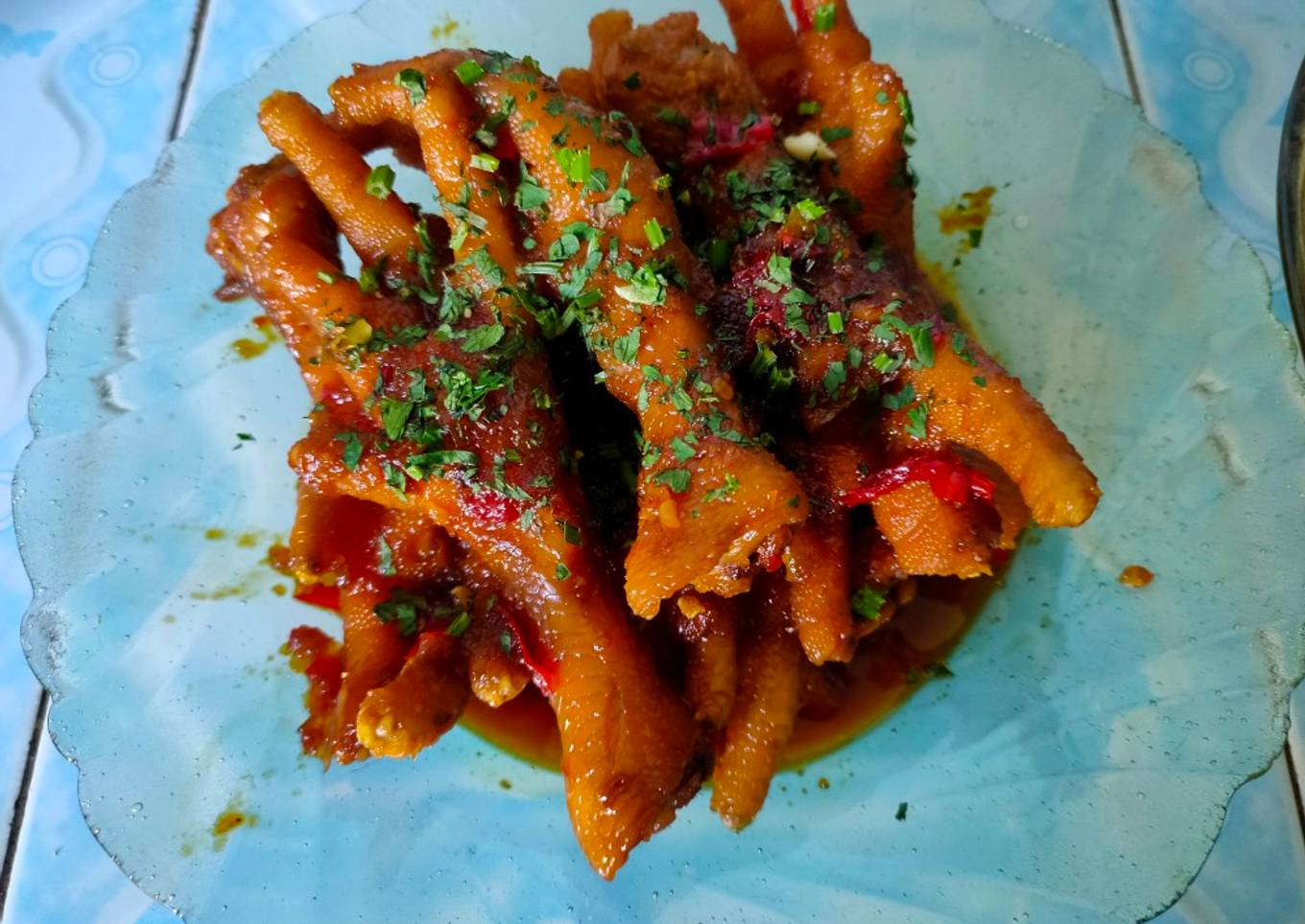 Cakar ayam pedas manis