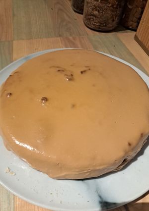 Une photo de Gateau potiron marron