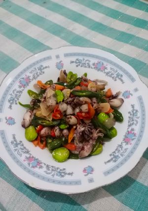 Foto resep Tumis Baby Cumi Cabe Ijo