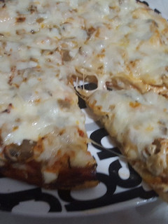Una foto de Súper pizza semi light (no deja de ser una pizza jeje)