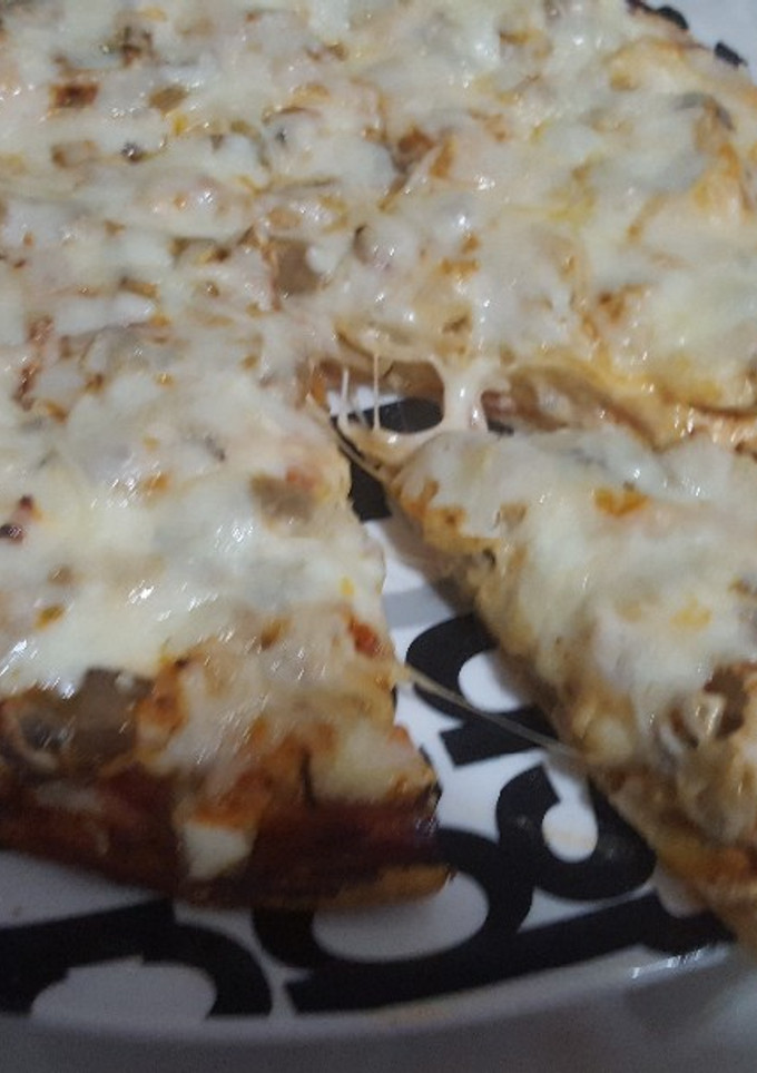 Una foto de Súper pizza semi light (no deja de ser una pizza jeje)