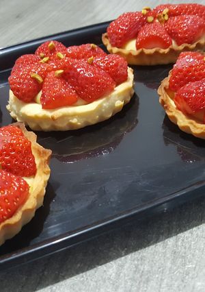 Une photo de Tartelettes aux fraises