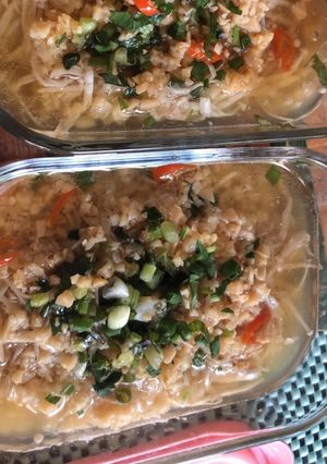 Foto resep Steam enoki bawang putih ala shao kao china