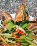 Tôm hấp sả ớt