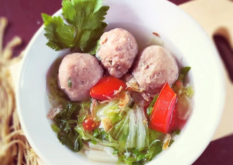 Resep Sup Sawi Putih Bakso #97 yang Lezat Sekali