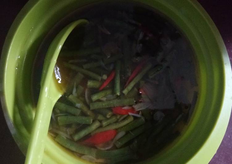 Sayur Kacang Panjang Asem Manis