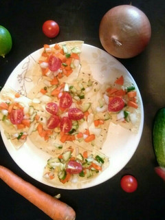 A picture of Masala papad.