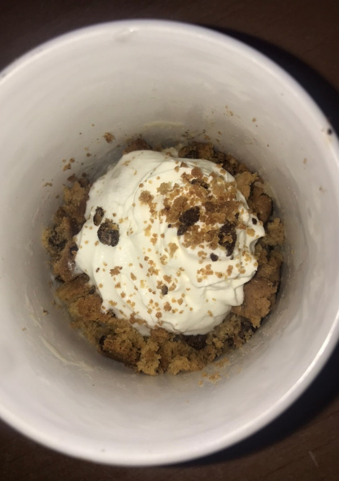 Una foto de Mug cake de vainilla