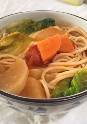 紅燒湯麵 🍀素食 的食譜成品照片