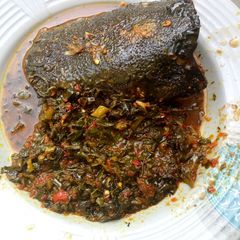 A picture of Vegetable soup.