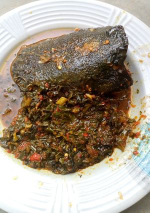 A picture of Vegetable soup.