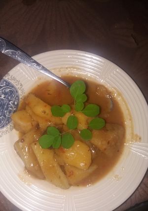 A picture of Yam porridge.