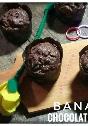 Foto resep Muffin Coklat Pisang