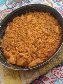 Una foto de Arroz con pechuga de pollo