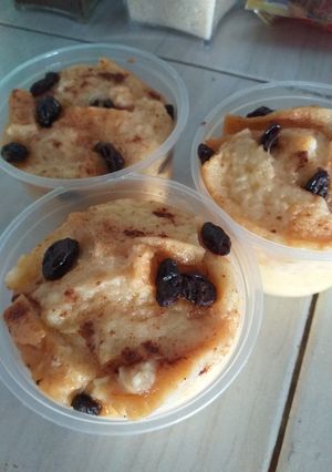 Foto resep Pudding roti tawar kukus simpel