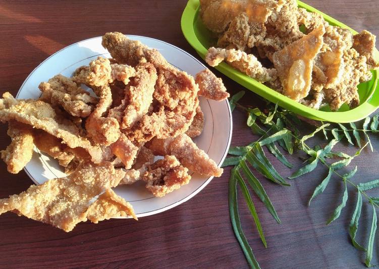 Resep Kulit ayam kriuk2🐣 yang Menggugah Selera