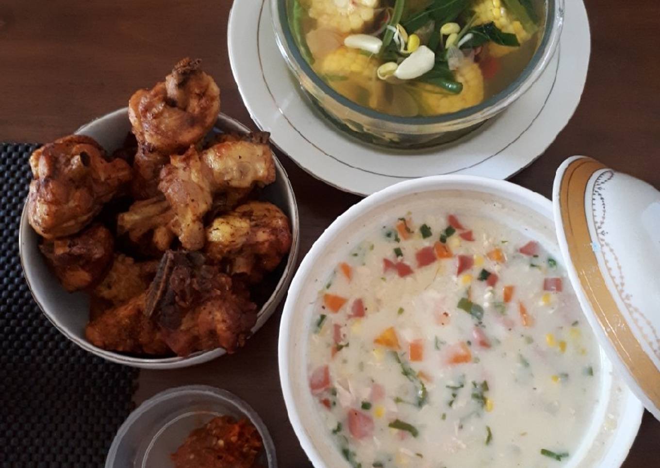 Sup cream ayam