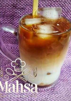 عکسی از دستور آیس کافی بستنی