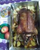 Гусь с яблоками
