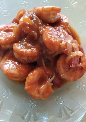Foto resep Udang asam manis simple