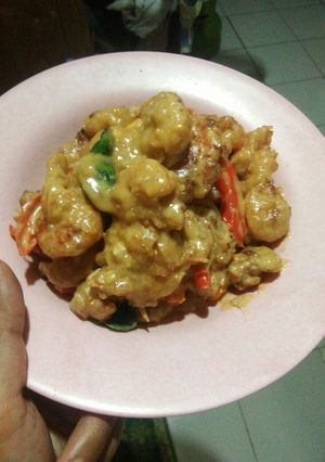 Foto resep Udang Saus Telur Asin