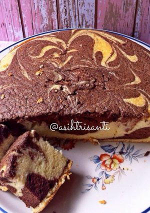 Foto resep Bolu Marmer Putih Telur