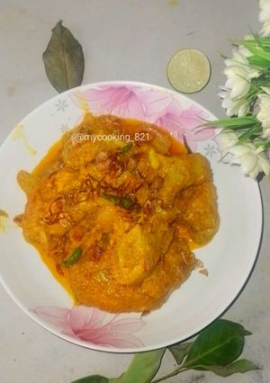 Foto resep Masak Ayam Bumbu Kuning Santan, Enak, Gurih Dan Gampang Membuat nya👍