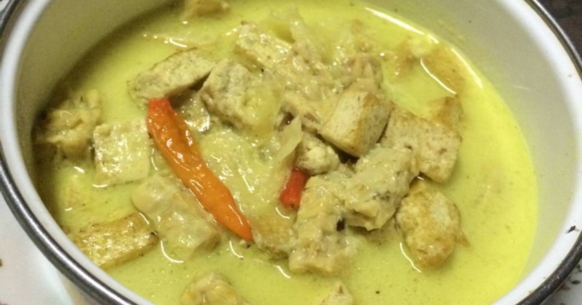  Resep  Tahu  Tempe  Kuah Terik Kuning  Matahari oleh sofiaiko 