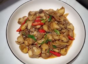 Foto resep Tumis jamur merang saos tiram