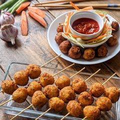 A picture of Manchurian Pakoras.