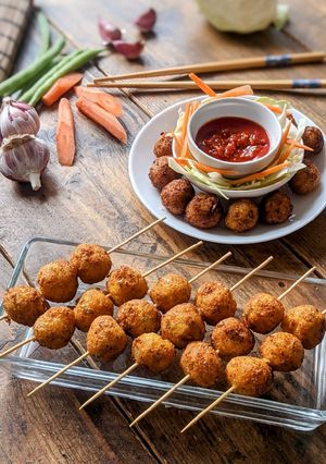 A picture of Manchurian Pakoras.