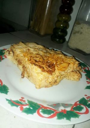 Una foto de Espagueti relleno sin horno (vegetariano, de carne o pollo)