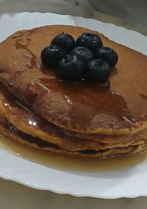 صورة لوصفة بان كيك الجزر🥞🥕